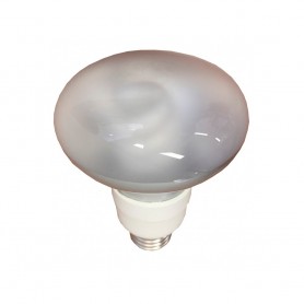 15 watt R80 Fluoro reflector lamp with frost cover 2700K